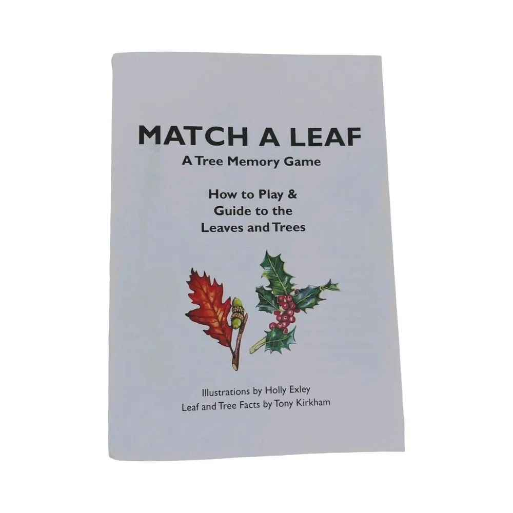 Match a Leaf: A Tree Memory Game Kirkham Bird Bingo Hammett Educational Games